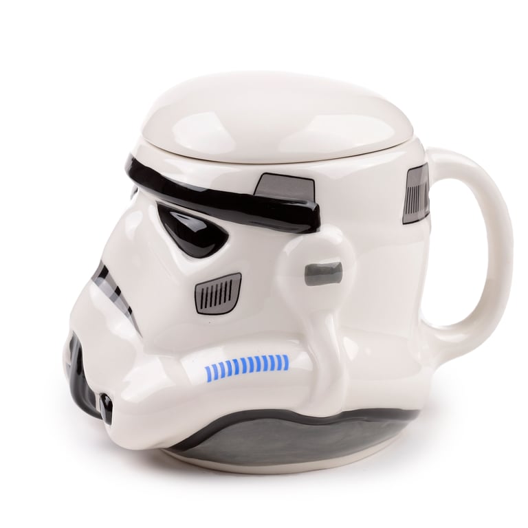Ceramic Shaped Head Mug - Licensed Stormtrooper Helmet, 550ml, Food Safe Ceramic