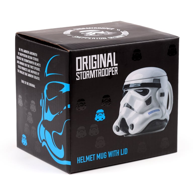 Ceramic Shaped Head Mug - Licensed Stormtrooper Helmet, 550ml, Food Safe Ceramic