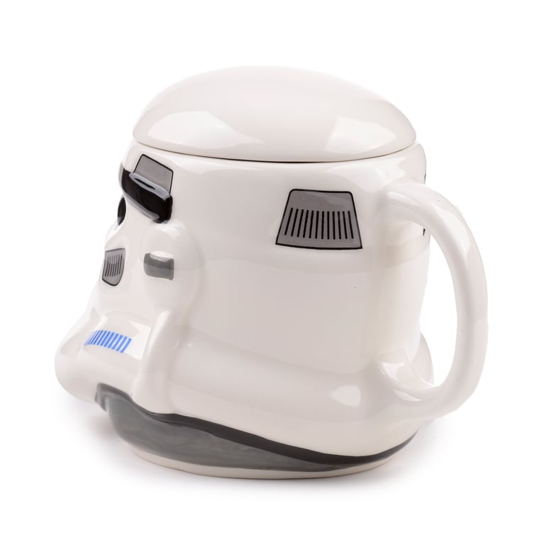 Ceramic Shaped Head Mug - Licensed Stormtrooper Helmet, 550ml, Food Safe Ceramic