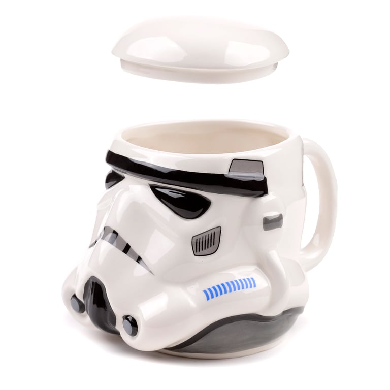 Ceramic Shaped Head Mug - Licensed Stormtrooper Helmet, 550ml, Food Safe Ceramic