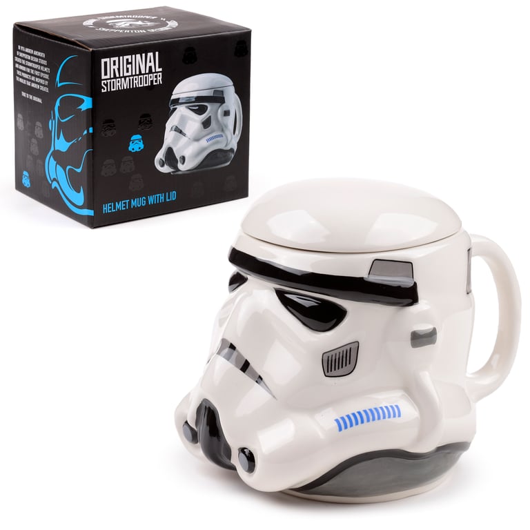 Ceramic Shaped Head Mug - Licensed Stormtrooper Helmet, 550ml, Food Safe Ceramic