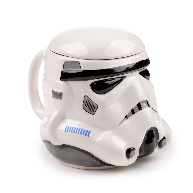 Ceramic Shaped Head Mug - Licensed Stormtrooper Helmet, 550ml, Food Safe Ceramic