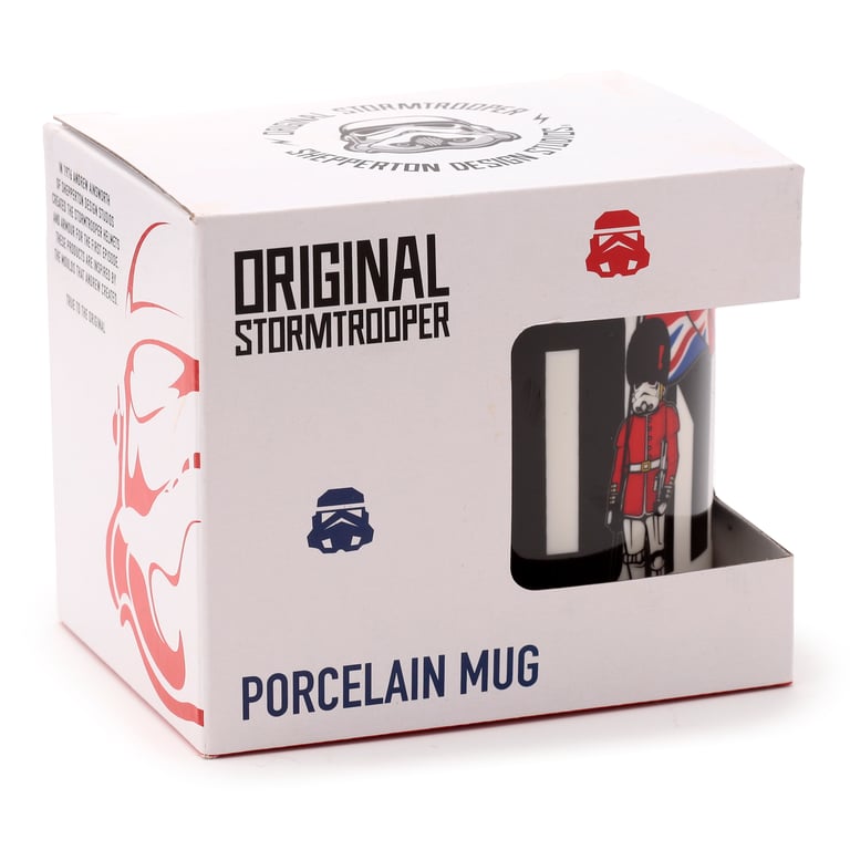 Porcelain Stormtrooper Mug - 300ml Food & Microwave Safe Licensed Collectible