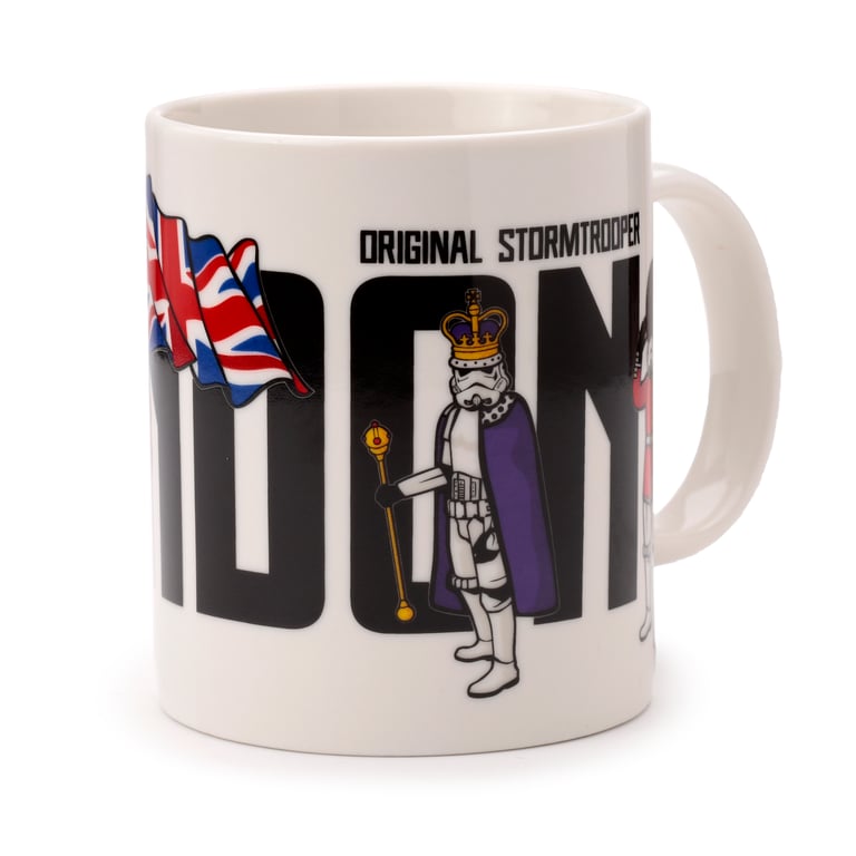 Porcelain Stormtrooper Mug - 300ml Food & Microwave Safe Licensed Collectible