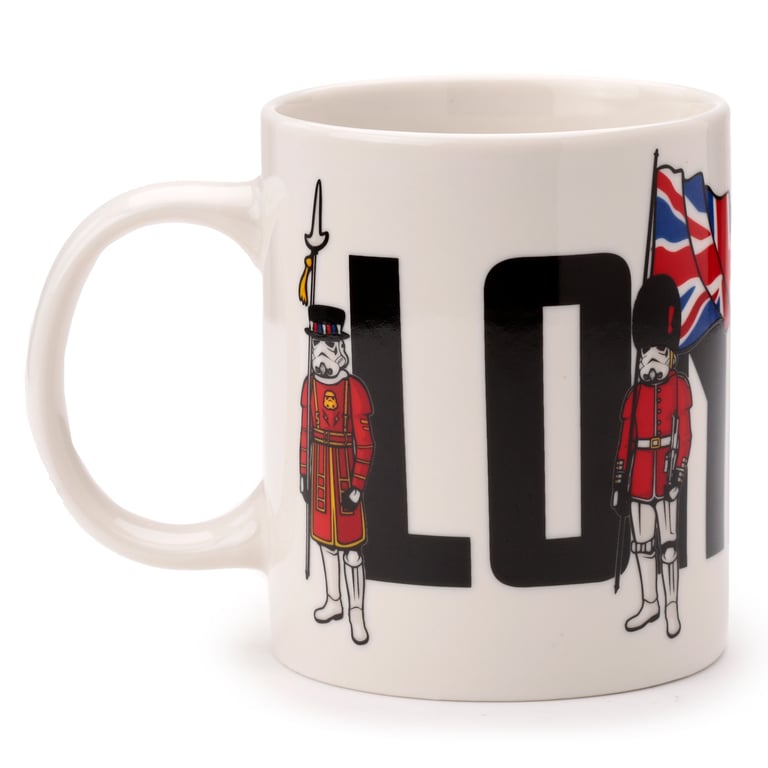 Porcelain Stormtrooper Mug - 300ml Food & Microwave Safe Licensed Collectible