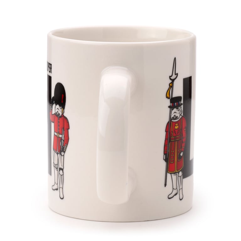 Porcelain Stormtrooper Mug - 300ml Food & Microwave Safe Licensed Collectible