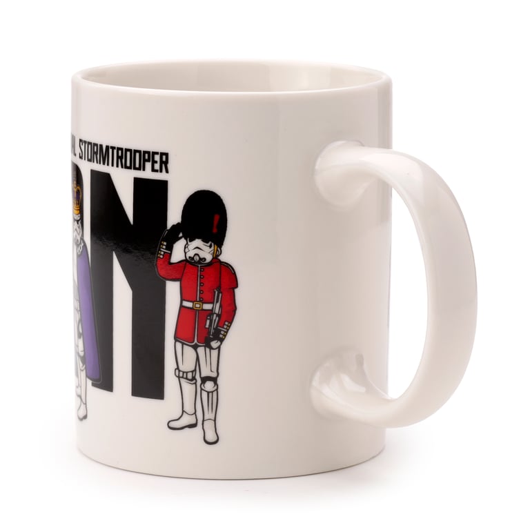 Porcelain Stormtrooper Mug - 300ml Food & Microwave Safe Licensed Collectible