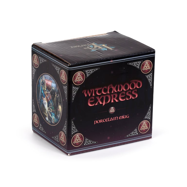 Lisa Parker Witchwood Express Cats Porcelain Mug, 300ml, Microwave & Dishwasher Safe