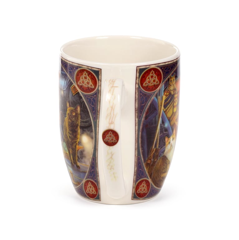 Lisa Parker Witchwood Express Cats Porcelain Mug, 300ml, Microwave & Dishwasher Safe
