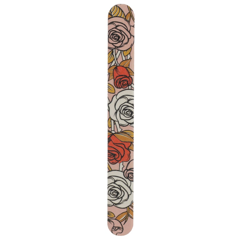 EVA Plastic Skulls & Roses Nail File - Effective Manicure Tool