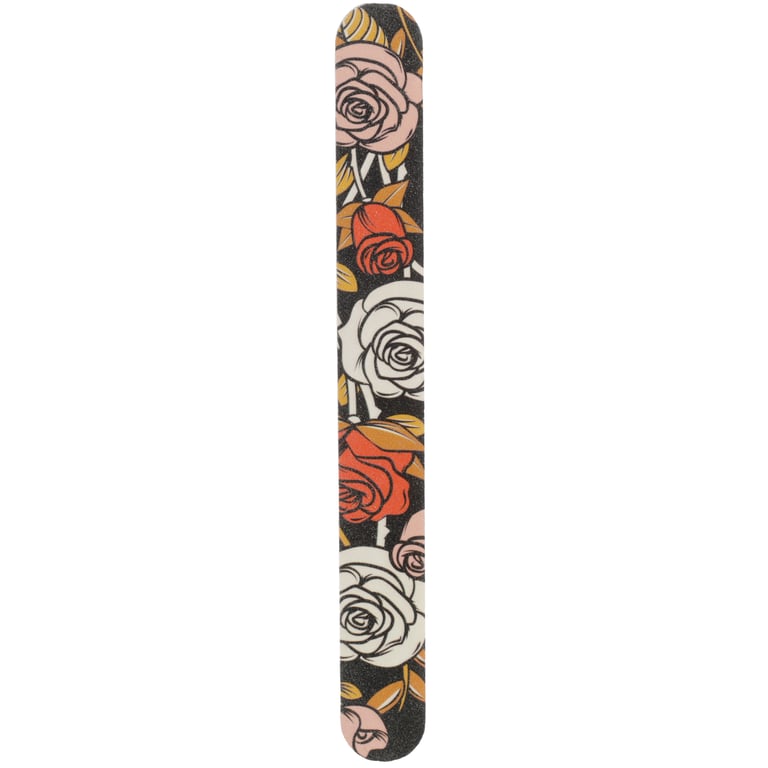 EVA Plastic Skulls & Roses Nail File - Effective Manicure Tool