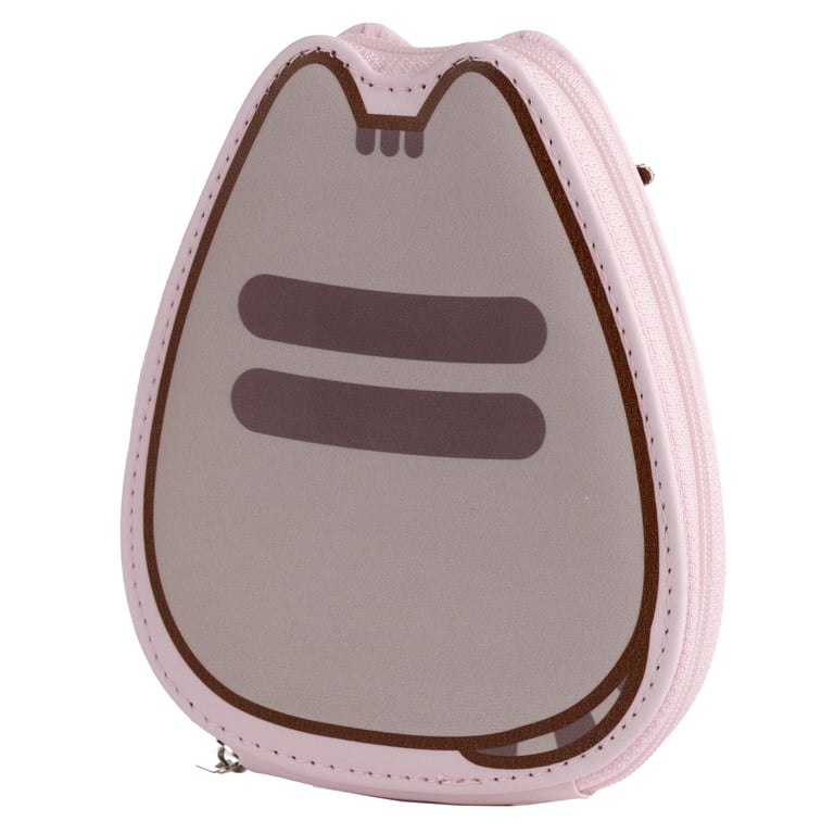 Pusheen Cat 5-Piece Zip Up Manicure Set - Polyurethane & Stainless Steel