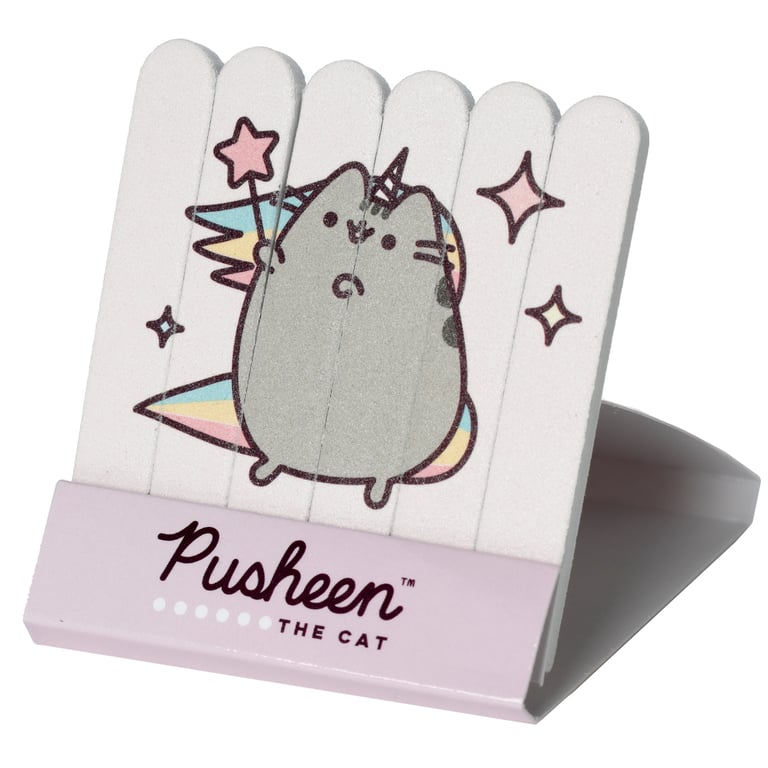 Pusheenicorn Nail File Matchbook - 6 Mini EVA Plastic Files