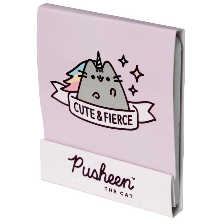 Pusheenicorn Nail File Matchbook - 6 Mini EVA Plastic Files