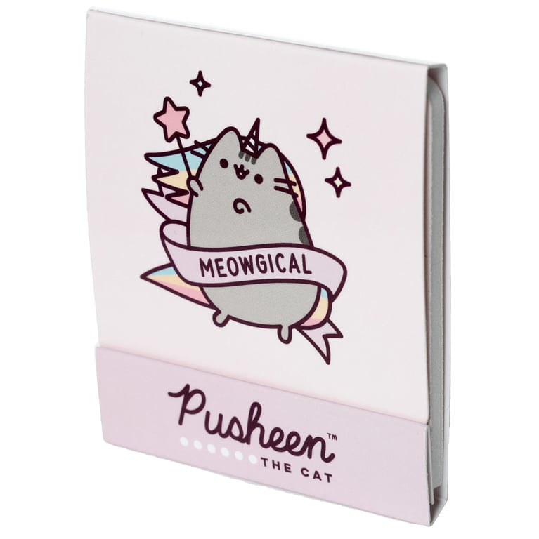 Pusheenicorn Nail File Matchbook - 6 Mini EVA Plastic Files