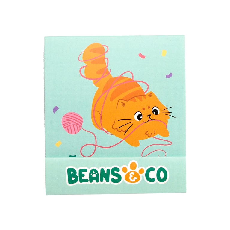 EVA Plastic Nail File Matchbook - 6 Mini Files for Cats Nail Care Tool Set