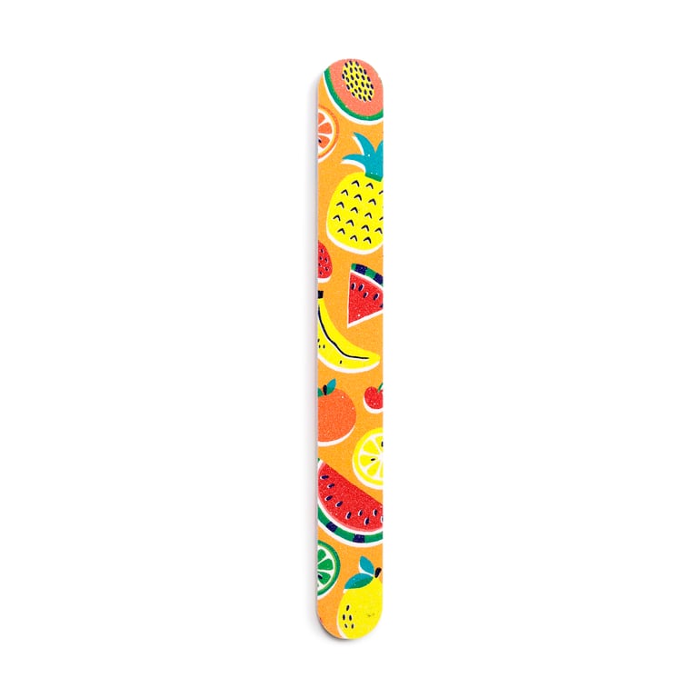 EVA Plastic Summer Fruits Nail File - Durable Beauty Tool for Smooth Nails