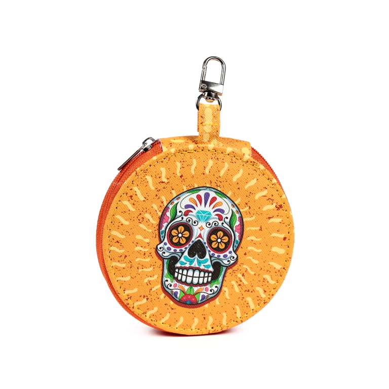 Polyurethane 5-Piece Round Manicure Set - Day of the Dead Home Beauty Tools