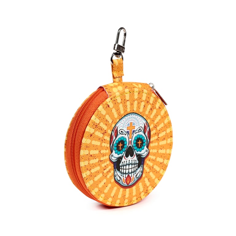 Polyurethane 5-Piece Round Manicure Set - Day of the Dead Home Beauty Tools