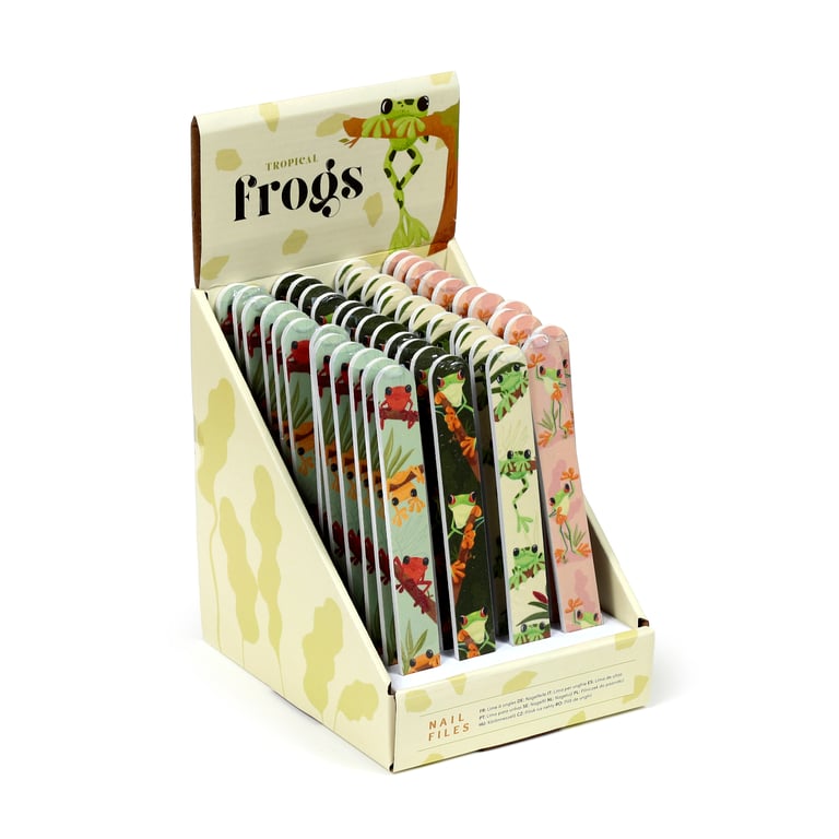 EVA Plastic Nail File - Tropical Fruits Design, Beauty Nail Care Tool