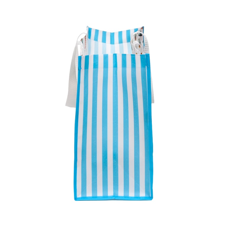 Durable Reusable Coastal Shopping Bag - Laminated Polypropylene and Easy to Clean Handles