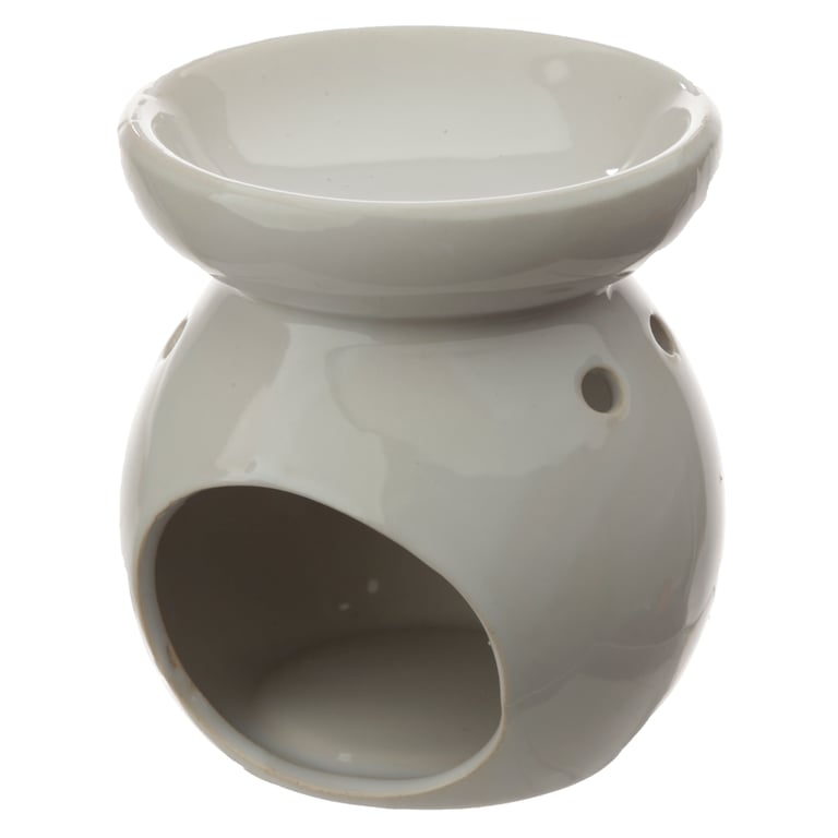 Ceramic Cat Face Dolomite Ceramic Oil Burner - Home Fragrance Diffuser with Tea Light Holder