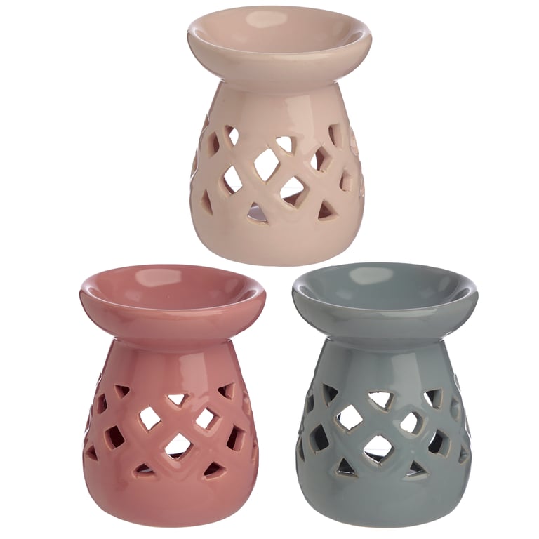 Dolomite Ceramic Eden Oil and Wax Burner - Pastel Colour Design