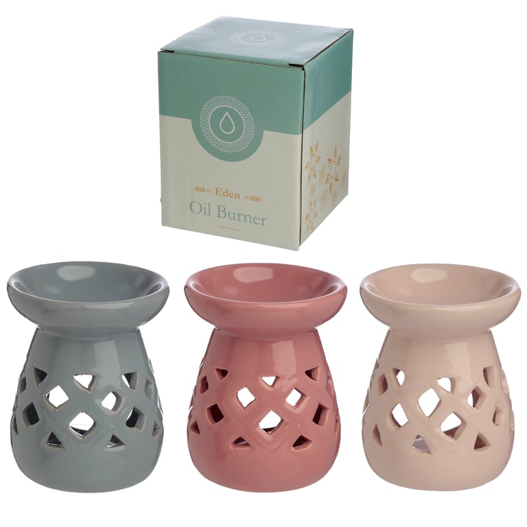 Dolomite Ceramic Eden Oil and Wax Burner - Pastel Colour Design