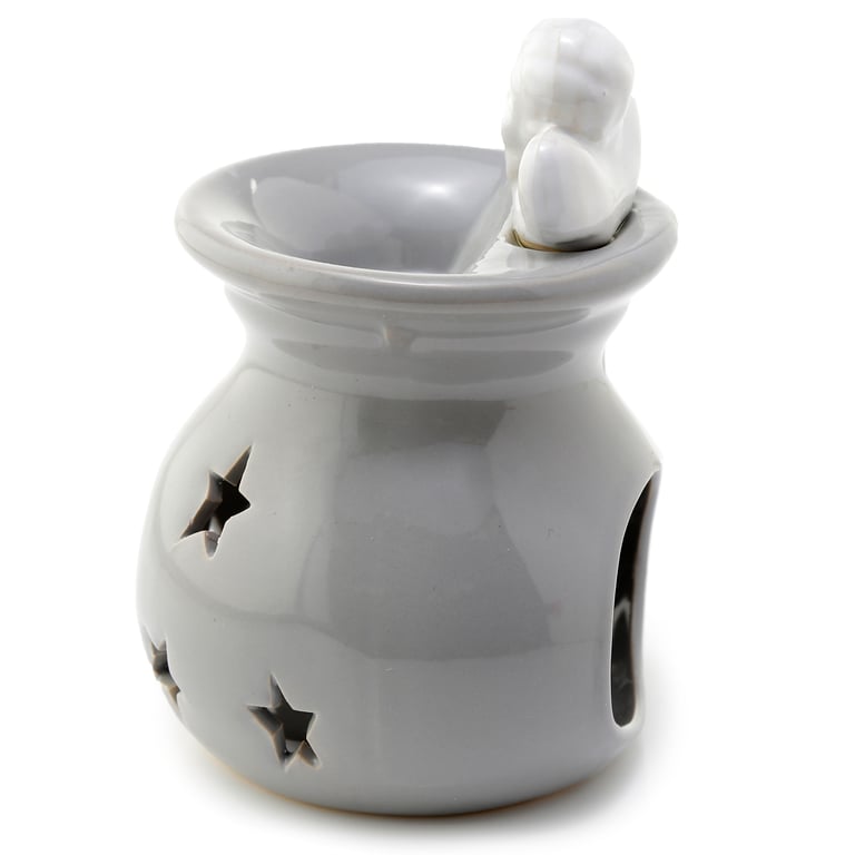 Dolomite Ceramic Moon and Stars Eden Oil and Wax Burner