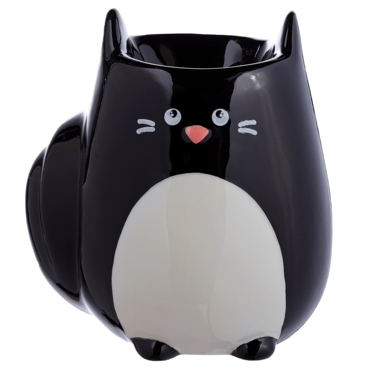 Ceramic Feline Fine Cat Shaped Oil Burner - Dolomite Ceramic Home Fragrance Diffuser