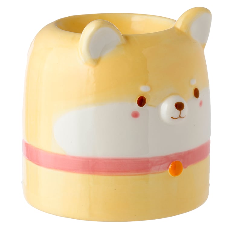 Dolomite Ceramic Shiba Inu Oil Burner - Home Fragrancing Essentials