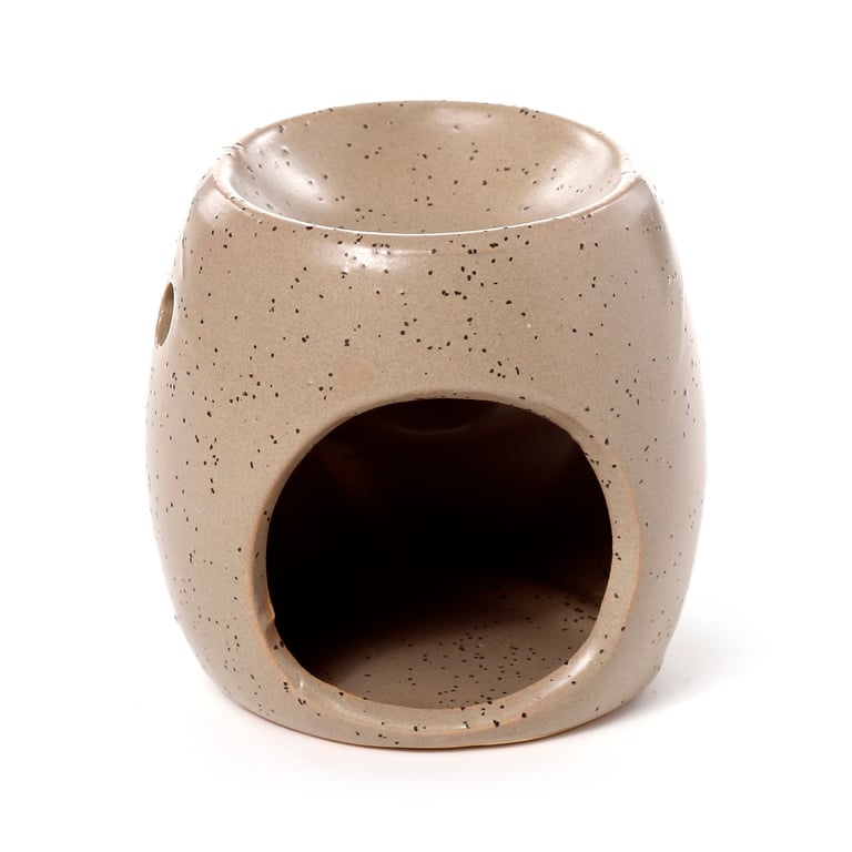 Ceramic Dolomite Oil Burner - Eden Stone Effect Home Fragrance Aromatherapy Tea Light Compatible