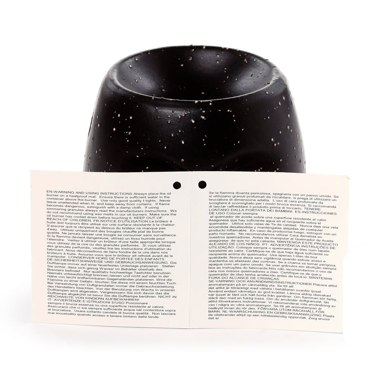 Ceramic Dolomite Oil Burner - Eden Stone Effect Home Fragrance Aromatherapy Tea Light Compatible