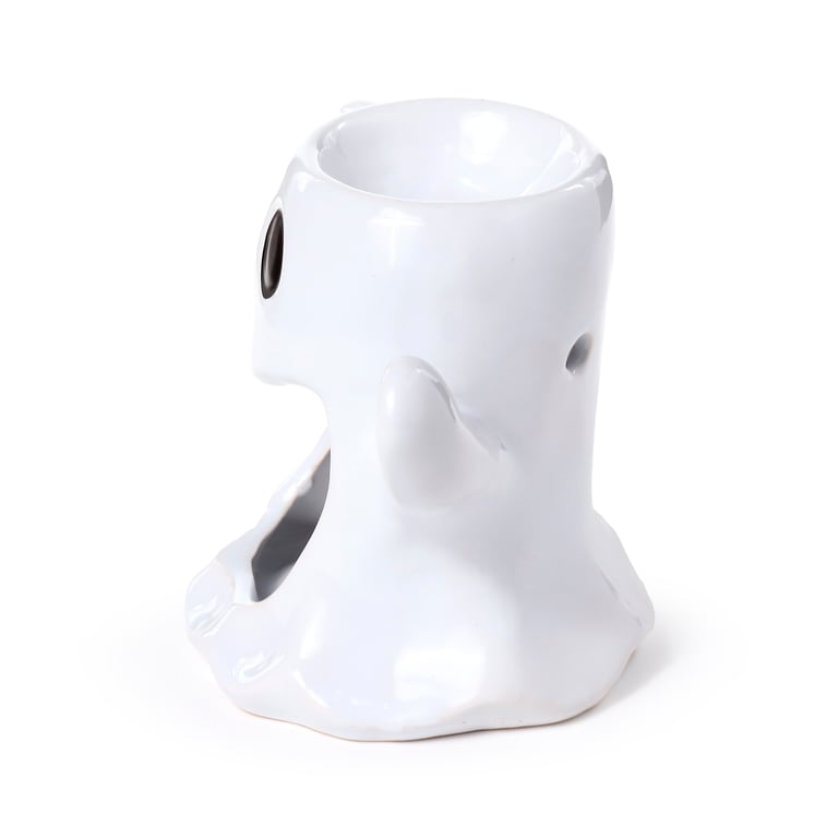Ceramic Shaped Oil & Wax Burner - Ghost, Middle Temperature Porcelain Home Fragrance Burner