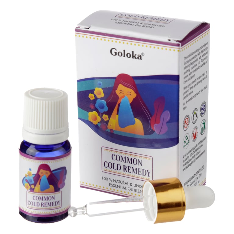 Goloka Blends Cold Remedy Essential Oil 10ml - Natural & Cruelty Free