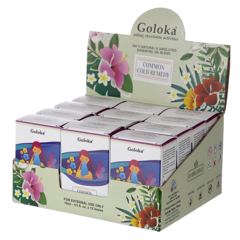 Goloka Blends Cold Remedy Essential Oil 10ml - Natural & Cruelty Free