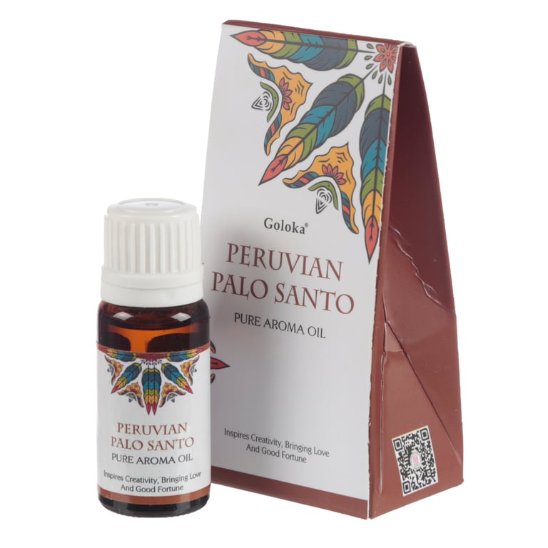 Goloka Fragrance Aroma Oils - Palo Santo Essential Oil Blend (Cruelty-Free & Vegan)