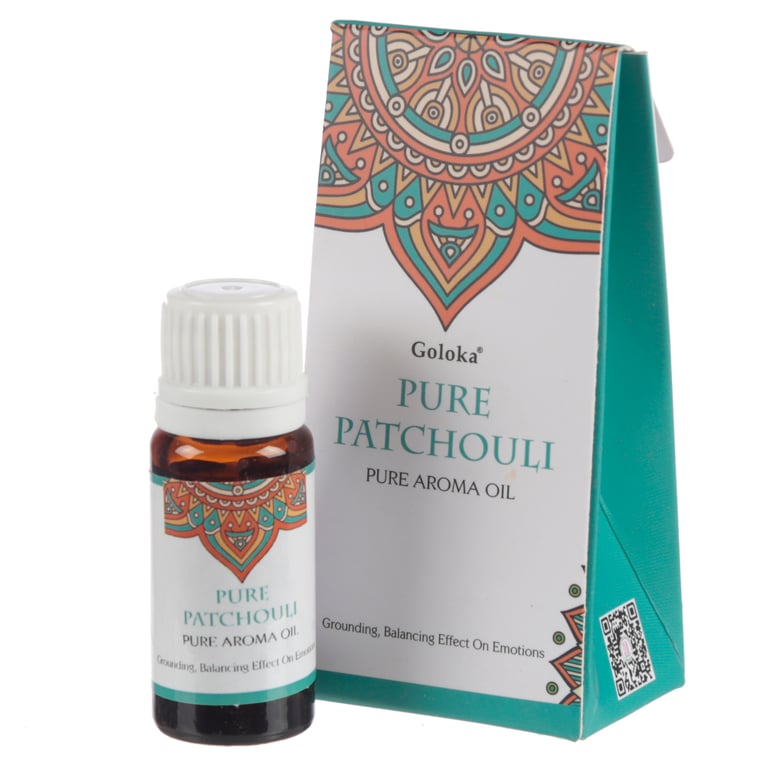 Goloka Pure Patchouli Fragrance Oil - Vegan & Cruelty-Free Home Diffuser Oil