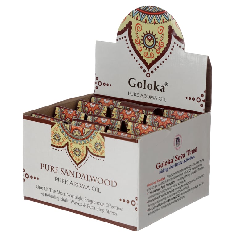 Goloka Sandalwood Fragrance Oil - Cruelty Free & Vegan 10ml