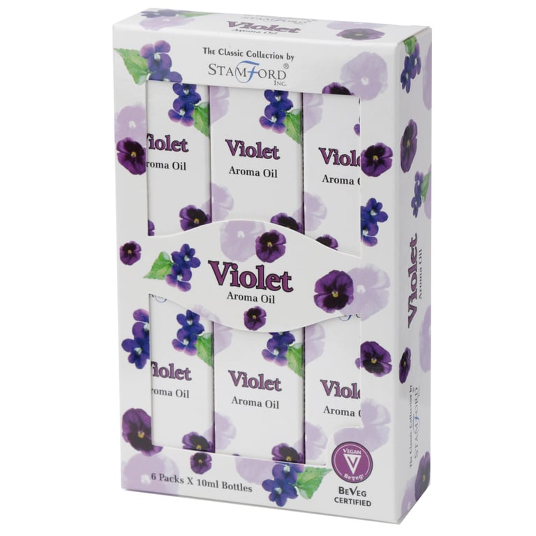 Stamford Aroma Oil - Cruelty Free Violet Fragrance, 10ml Vegan Essential Oil for Home Use