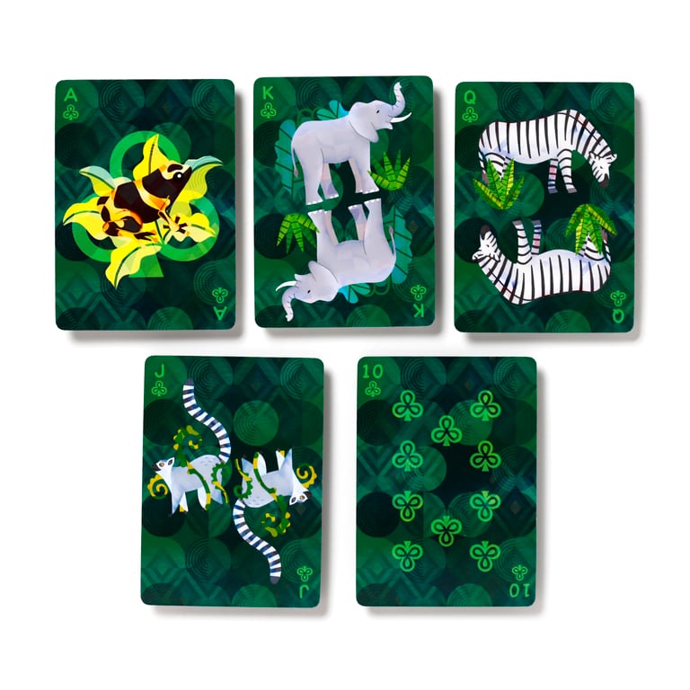 Animal Kingdom Standard Deck of Playing Cards - 52 Card Plus Jokers