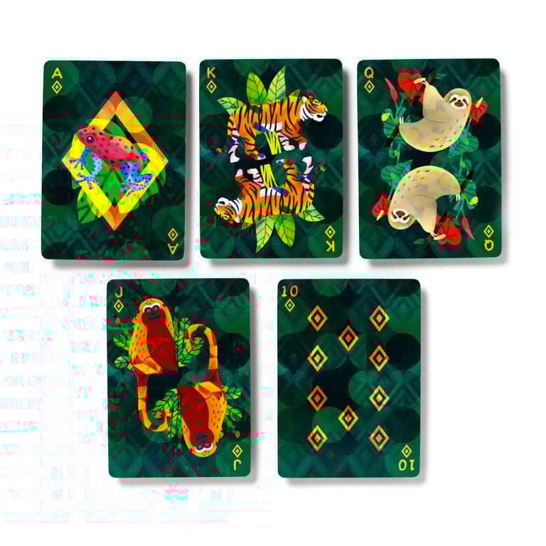 Animal Kingdom Standard Deck of Playing Cards - 52 Card Plus Jokers