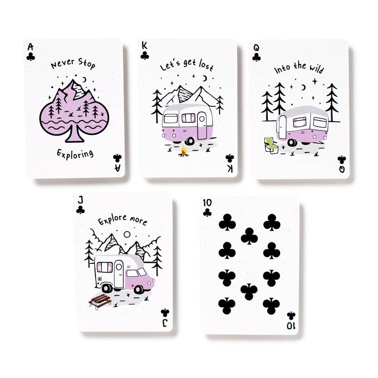 Standard Deck of Wildwood Caravan Playing Cards (52 2 Jokers)
