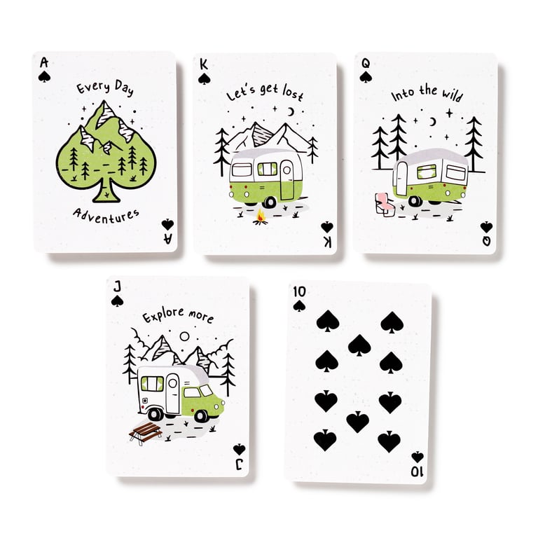 Standard Deck of Wildwood Caravan Playing Cards (52 2 Jokers)