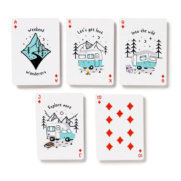 Standard Deck of Wildwood Caravan Playing Cards (52 2 Jokers)