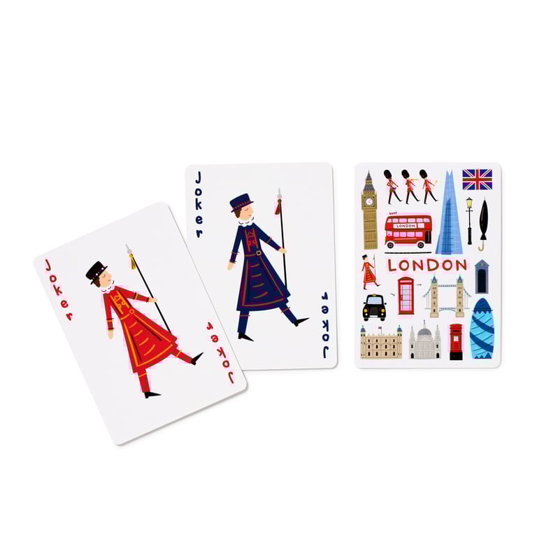 London Souvenir Standard Deck - 52 Card Plus 2 Jokers