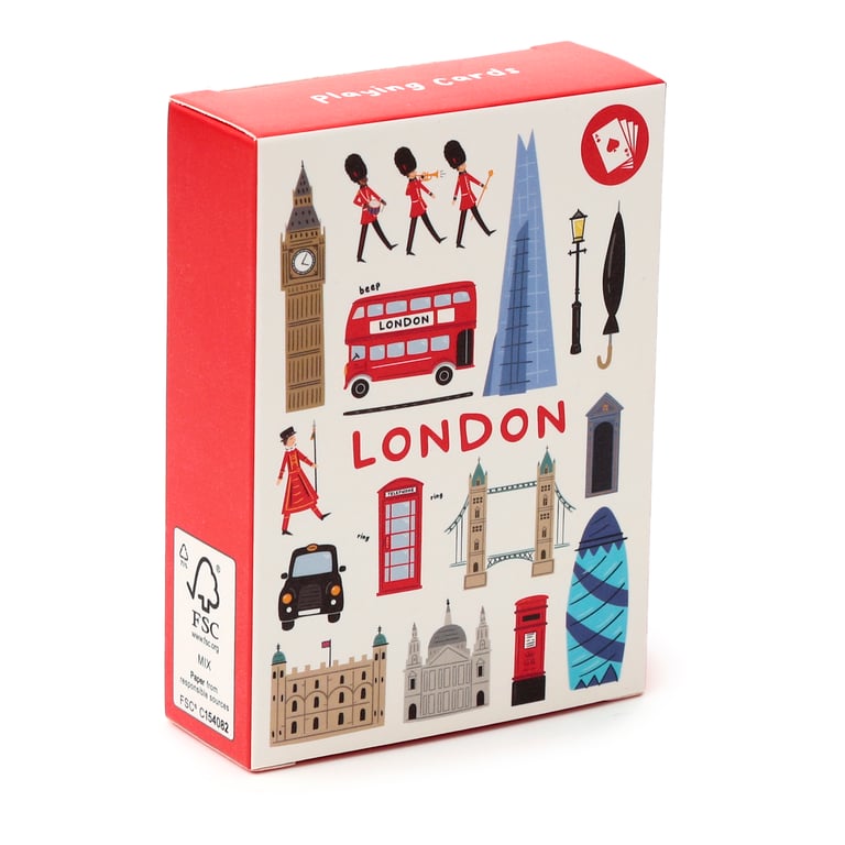 London Souvenir Standard Deck - 52 Card Plus 2 Jokers