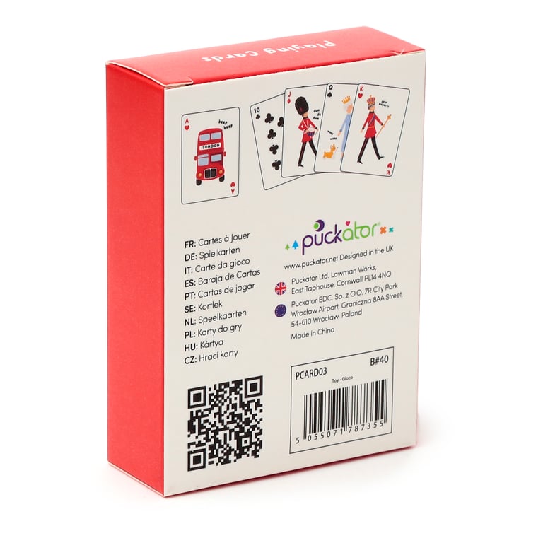London Souvenir Standard Deck - 52 Card Plus 2 Jokers
