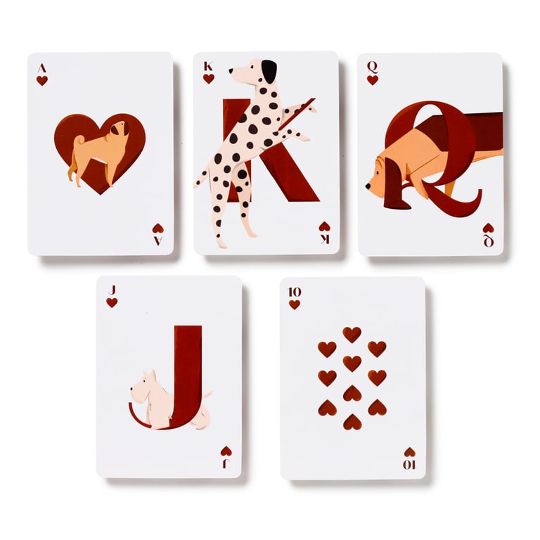 Standard Deck of Playing Cards - Barks Dog (52 Card Deck with 2 Jokers)