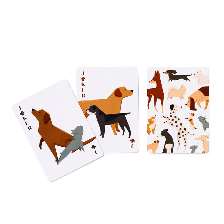 Standard Deck of Playing Cards - Barks Dog (52 Card Deck with 2 Jokers)